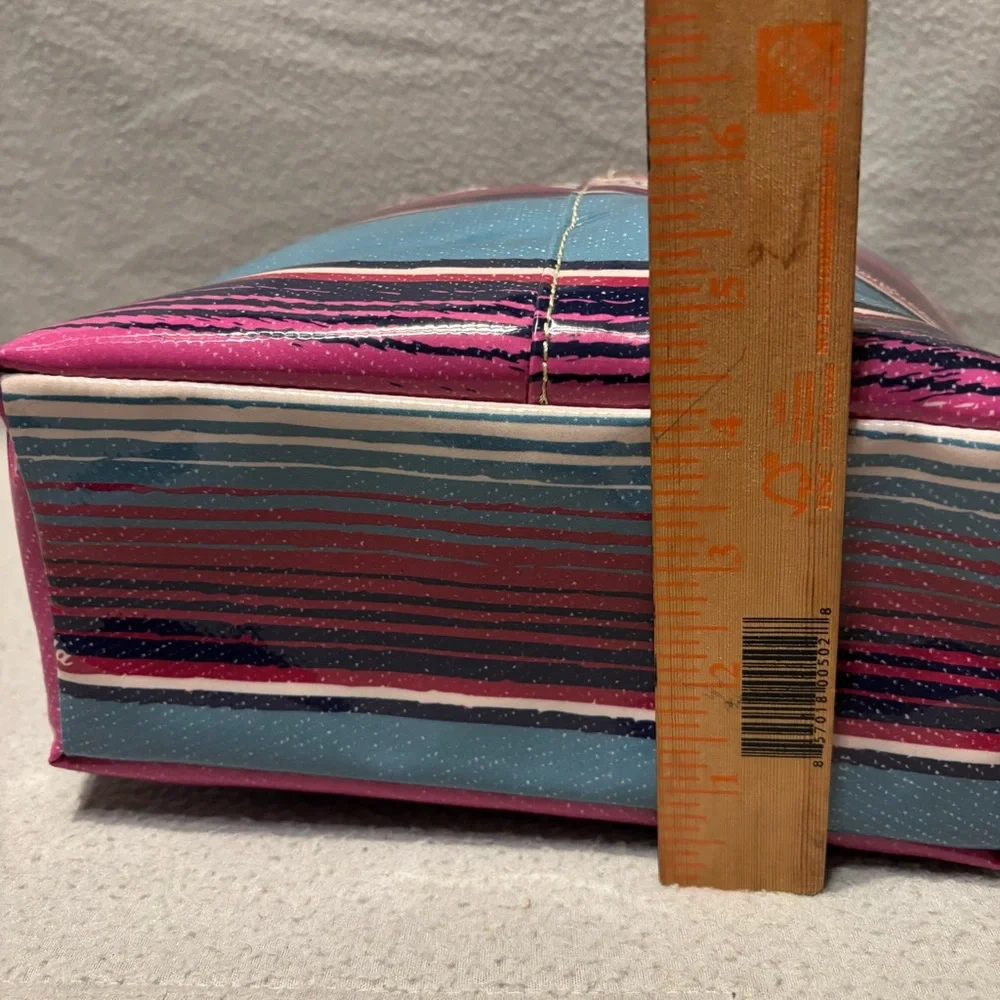 Consuela Thelma Colorful Striped Mini Tote Bag - Picture 4 of 7